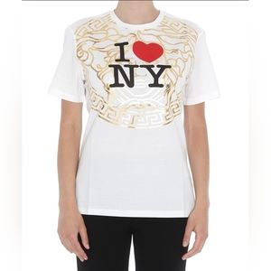 Flash Sale⚡️  Host pick🌟VERSACE I Love NY T-Shirt, Optical White